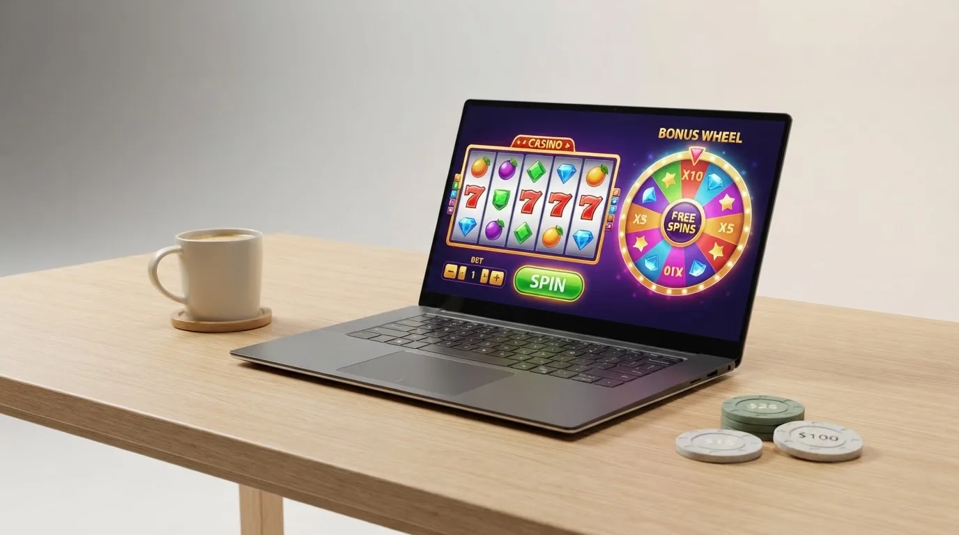 Person am Laptop liest eine Übersichtsseite zu Geldspielen im Internet — aviator online casino